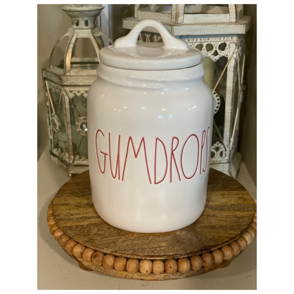 Rae Dunn Other - Rae Dunn "GUMDROPS" Baby Size Canister 🎅🏻
